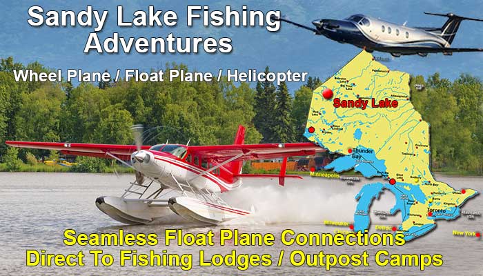 Sandy Lake fly-In fishing Trips